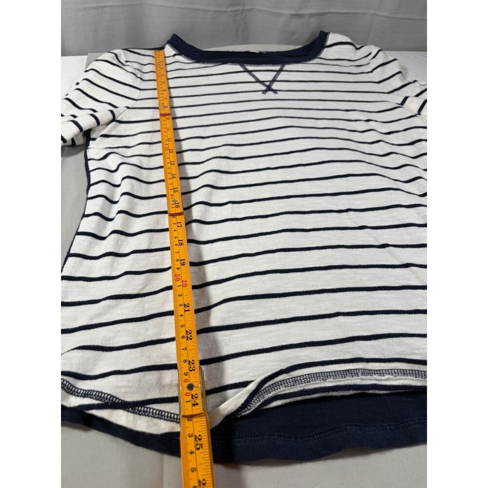 Gap White With Blue Stripes, Pullover Size Large - Picture 5 of 7